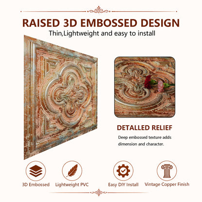 PAINTSDECOR PL36 Palazzo Clay ceiling tiles