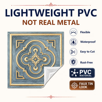PAINTSDECOR PL36 Smoked gold ceiling tiles
