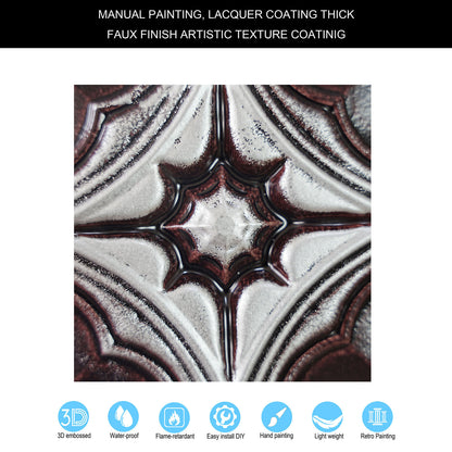 PAINTSDECOR PL36 Traditional silver ceiling tiles