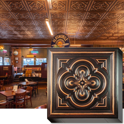 PAINTSDECOR PL36 Traditional copper ceiling tiles