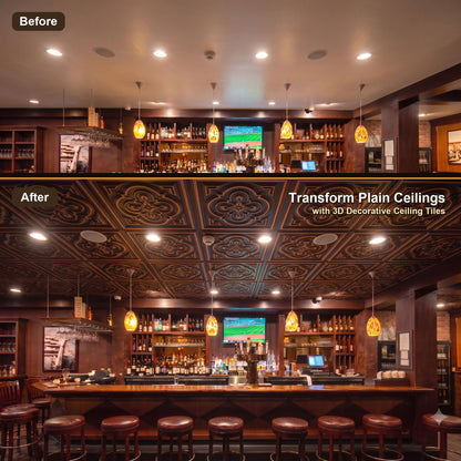 PAINTSDECOR PL36 Traditional copper ceiling tiles