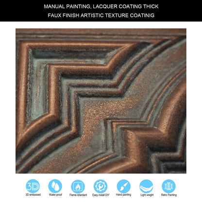 PAINTSDECOR PL36 Weathered copper ceiling tiles