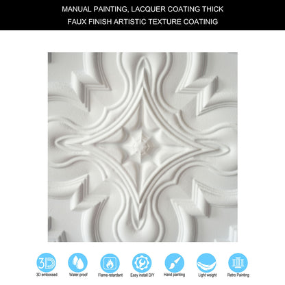 10tiles/lot Artistic Ceiling Tiles for Book Cafés, Literary Shops and Cultural Retail Spaces PL36