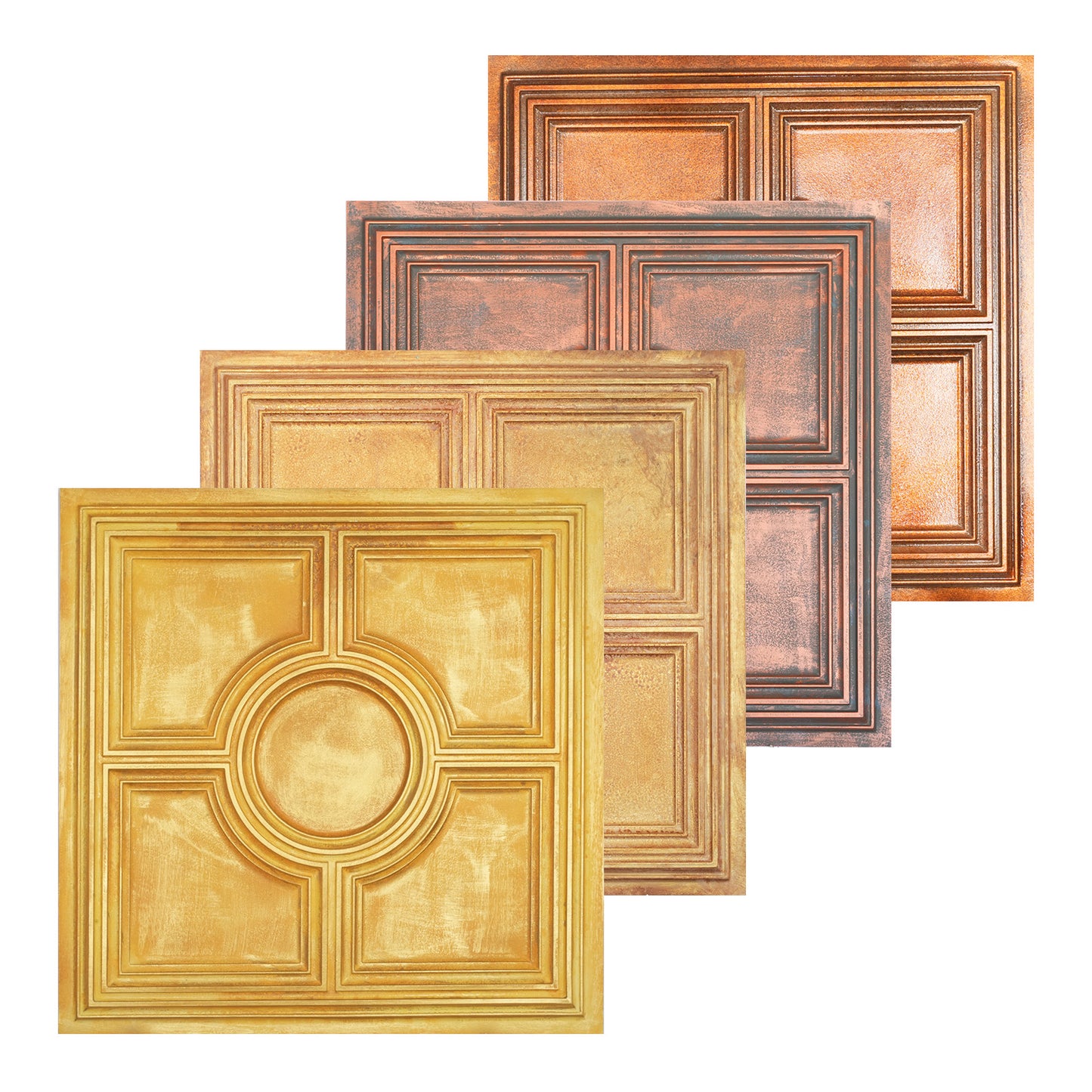 10tiles/lot Aged Decorative Ceiling Panels for Rustic Inns, Guesthouses and Boutique Hotels PL37