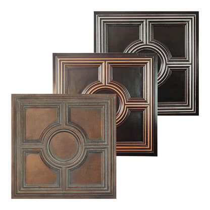 10tiles/lot Metallic Ceiling Tiles for Stylish Bars, Clubs, Restaurants and Social Spaces PL37