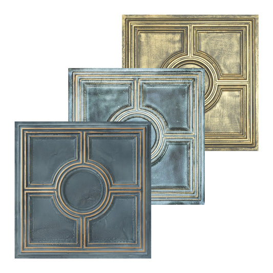 10tiles/lot 3D Embossed Ceiling Tiles for Beautiful Dining Rooms, Bars and Café Interiors PL37