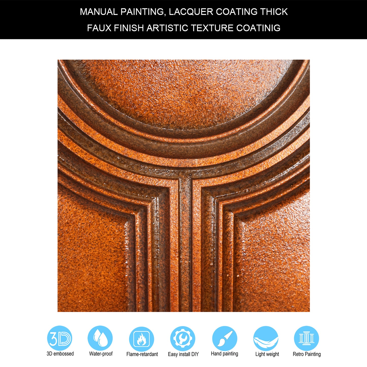 10tiles/lot Aged Decorative Ceiling Panels for Rustic Inns, Guesthouses and Boutique Hotels PL37