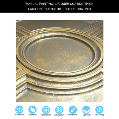PAINTSDECOR PL37 Ancient gold ceiling tiles