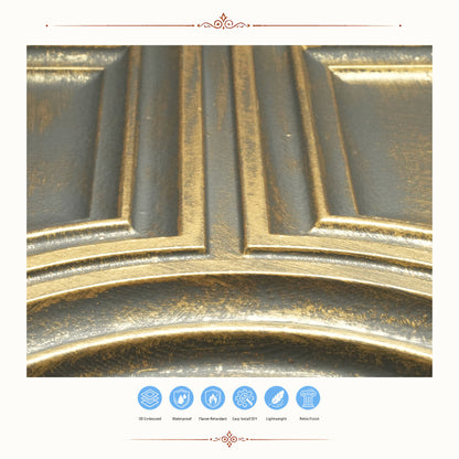 PAINTSDECOR PL37 Ancient gold ceiling tiles