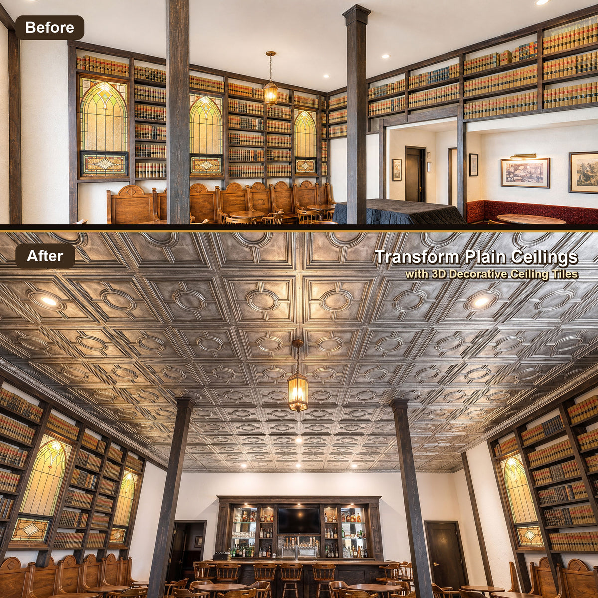 PAINTSDECOR PL37 Antique tin ceiling tiles