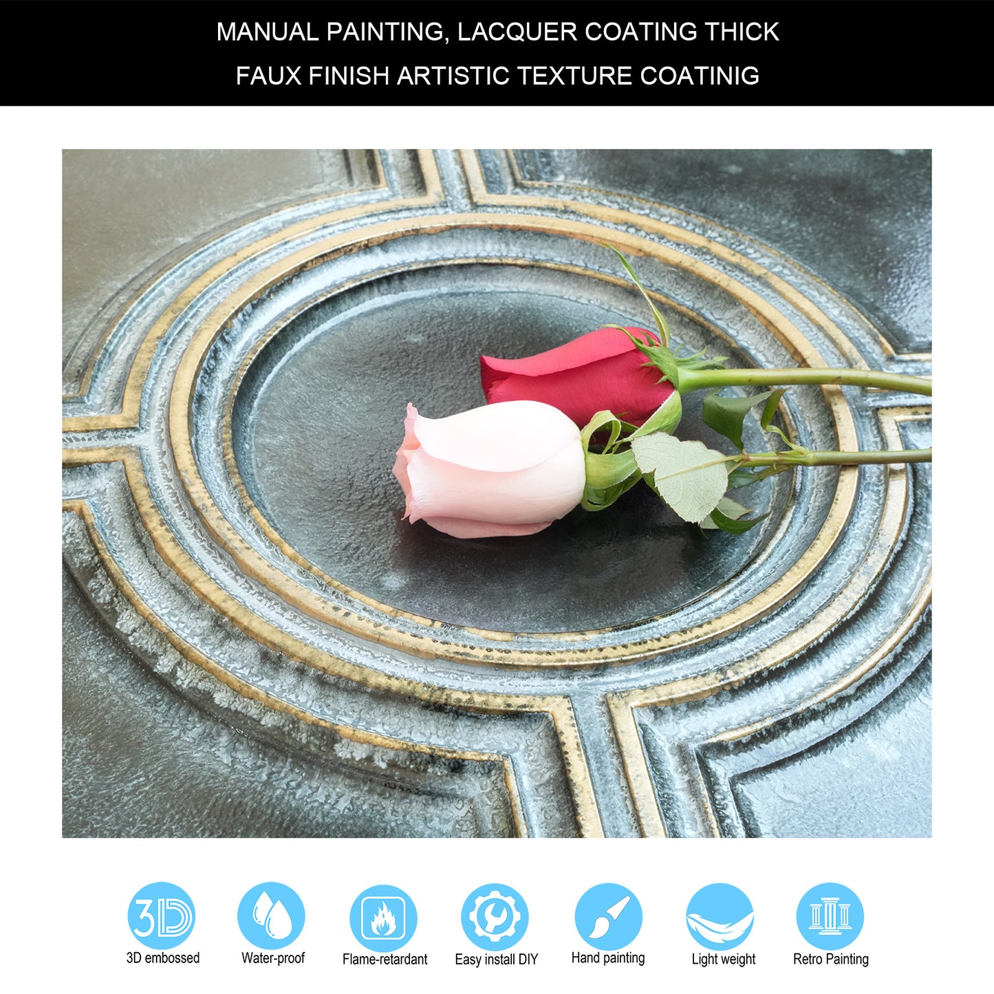 10tiles/lot 3D Embossed Ceiling Tiles for Beautiful Dining Rooms, Bars and Café Interiors PL37