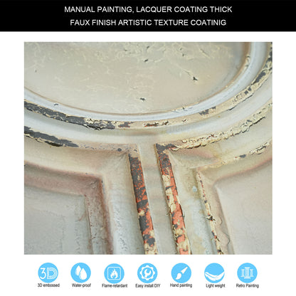 10tiles/lot Vintage Decorative Panels for Coffee Shops, Bookstores and Cozy Boutique Interiors PL37