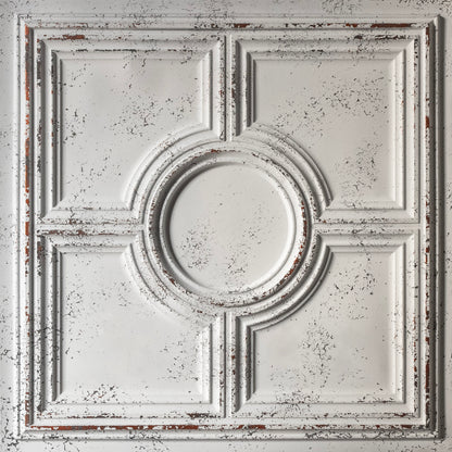 PAINTSDECOR PL37 Distress crack white black ceiling tiles