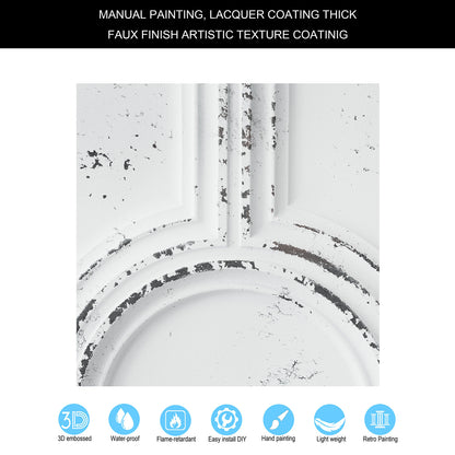 10tiles/lot Vintage Decorative Panels for Coffee Shops, Bookstores and Cozy Boutique Interiors PL37