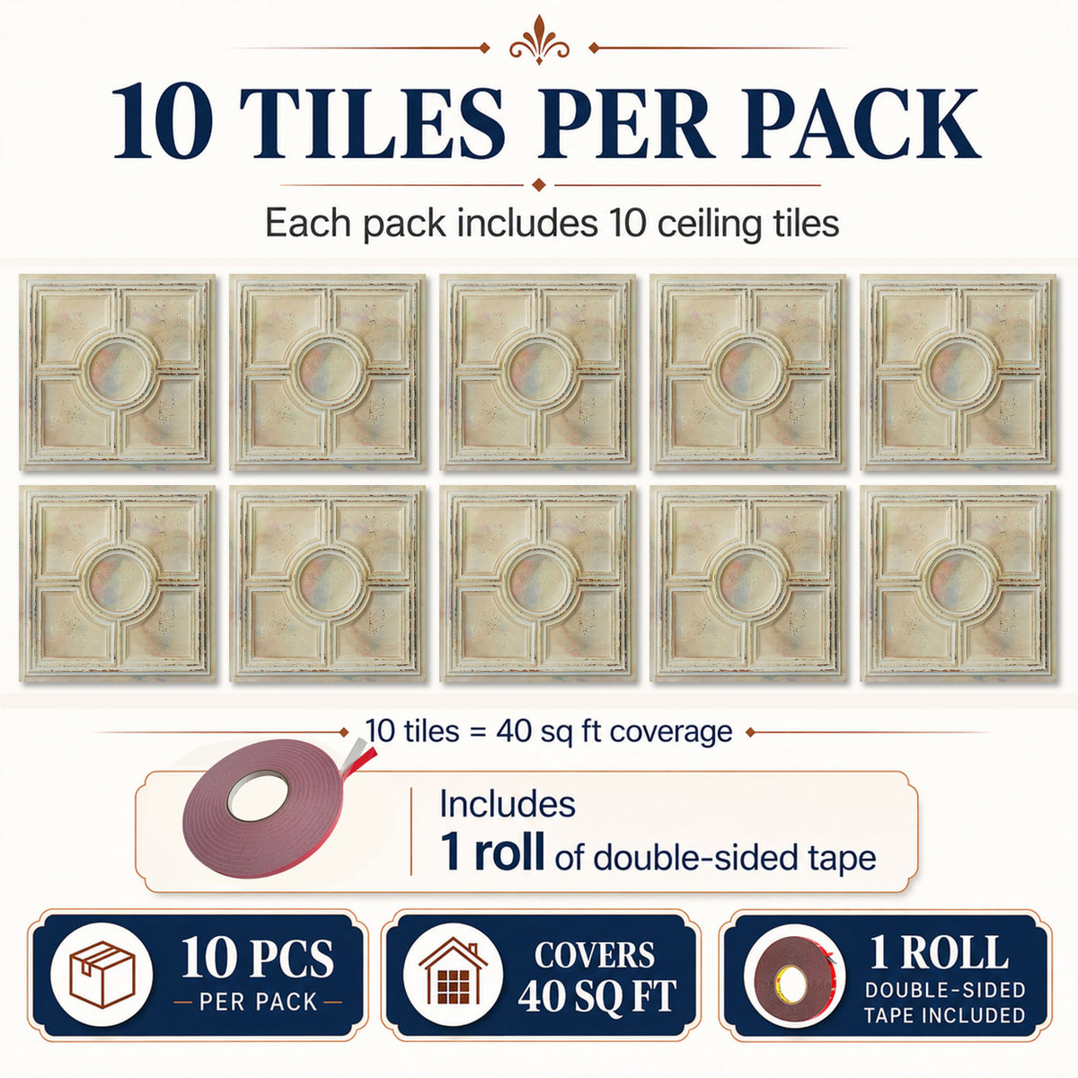 PAINTSDECOR PL37 Distress crack multicolor white ceiling tiles