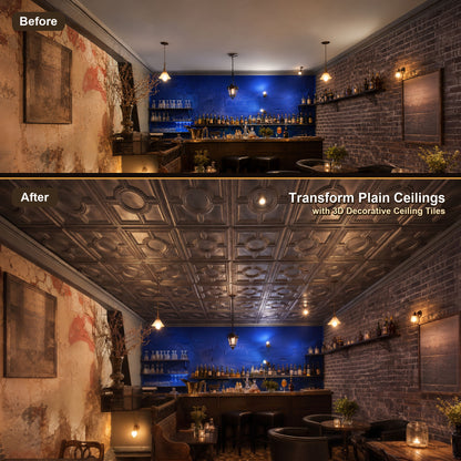 PAINTSDECOR PL37 Driftwood ceiling tiles