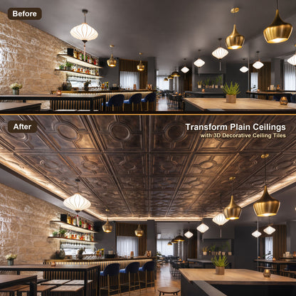 PAINTSDECOR PL37 Driftwood ceiling tiles