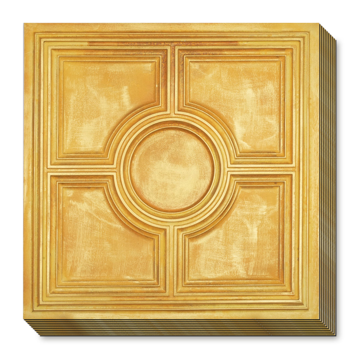 PAINTSDECOR PL37 Golden ceiling tiles