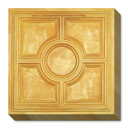 PAINTSDECOR PL37 Golden ceiling tiles