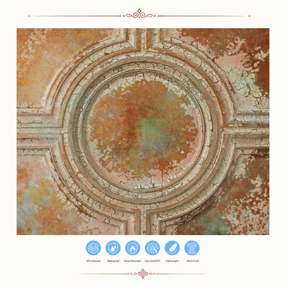 PAINTSDECOR PL37 Palazzo Clay ceiling tiles