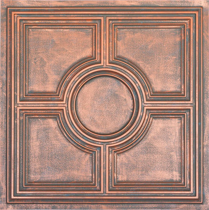 PAINTSDECOR PL37 Rustic copper ceiling tiles