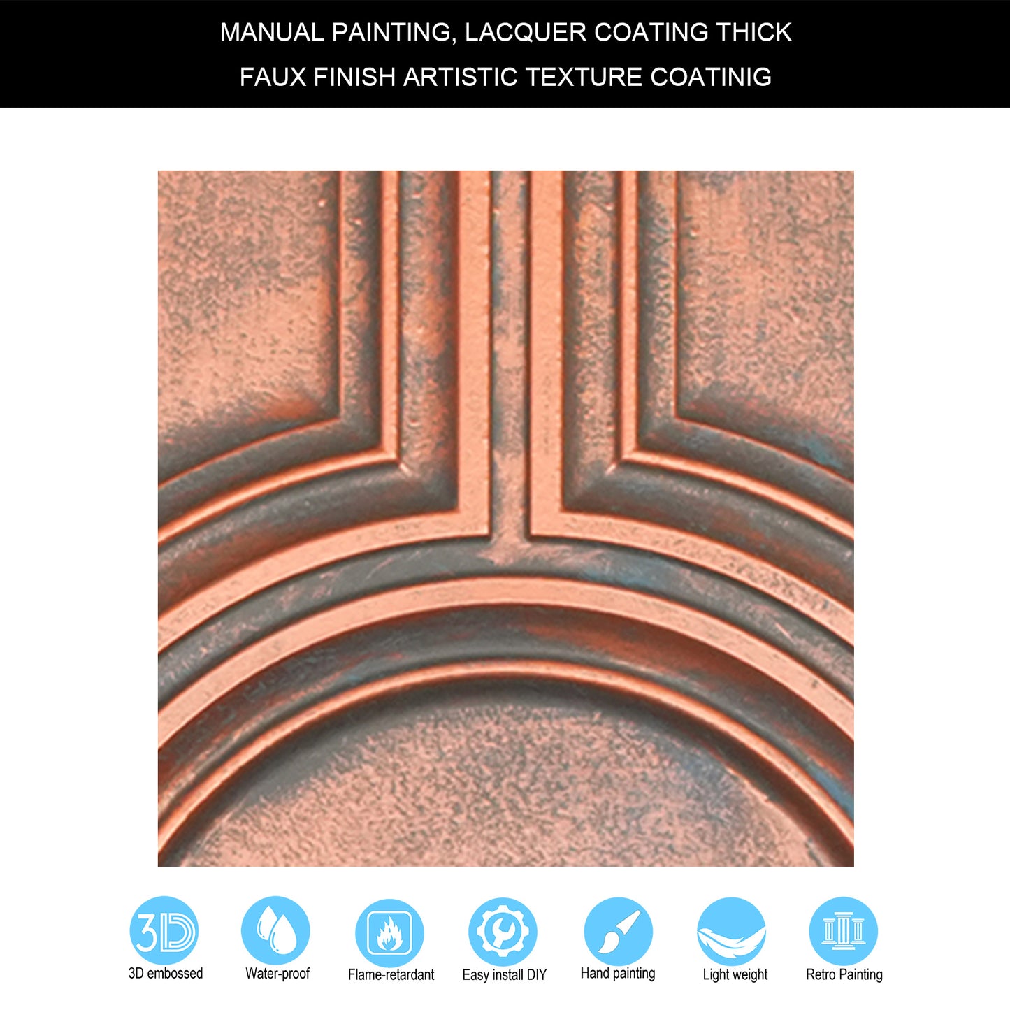 10tiles/lot Aged Decorative Ceiling Panels for Rustic Inns, Guesthouses and Boutique Hotels PL37