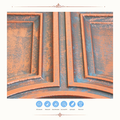 PAINTSDECOR PL37 Rustic copper ceiling tiles