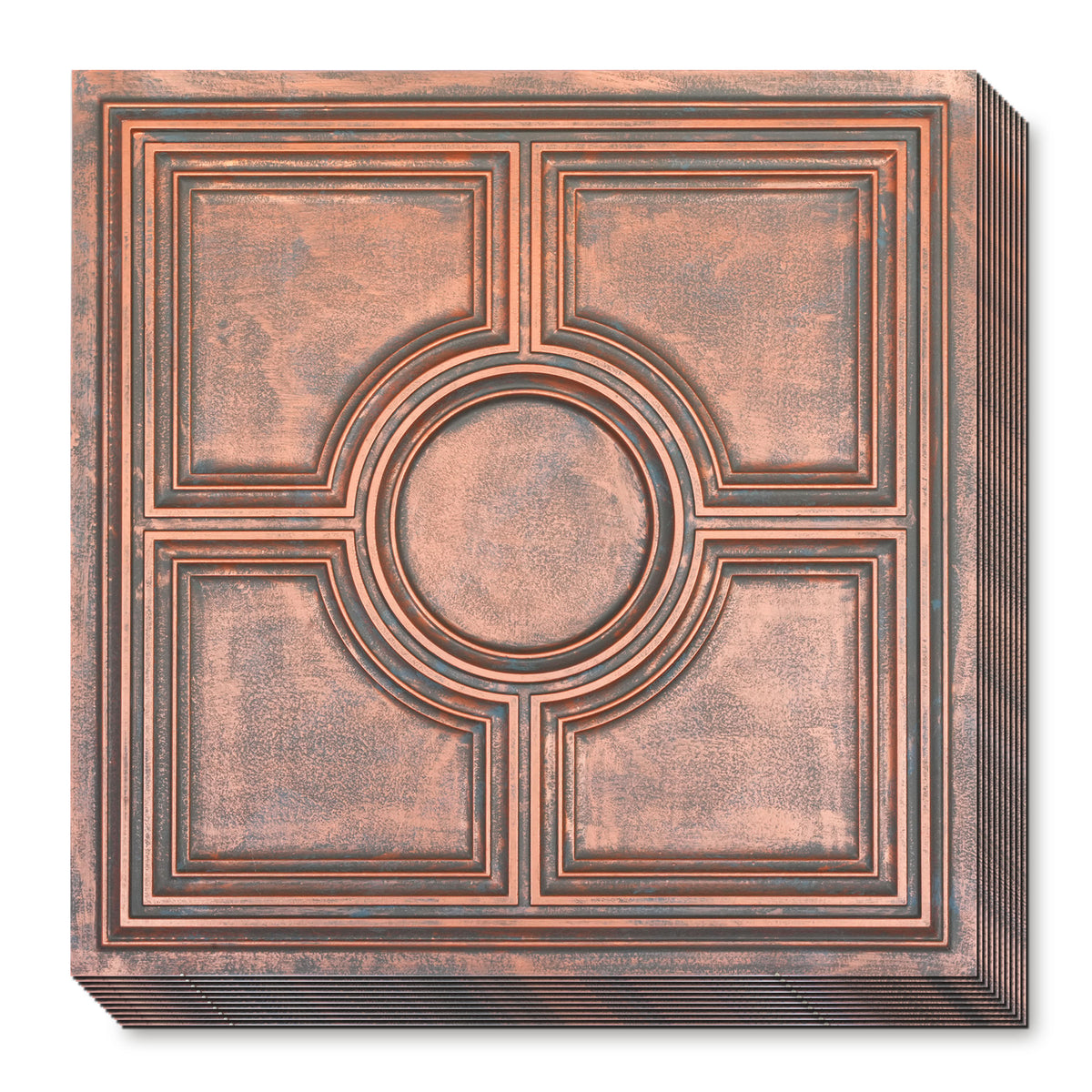 PAINTSDECOR PL37 Rustic copper ceiling tiles