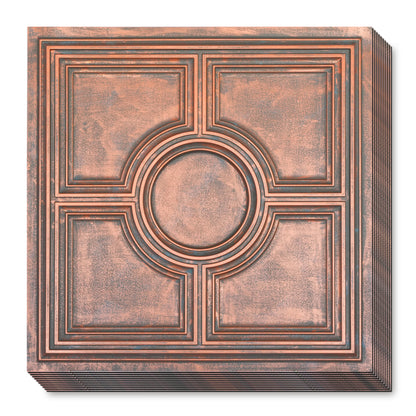 PAINTSDECOR PL37 Rustic copper ceiling tiles