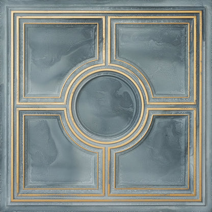 PAINTSDECOR PL37 Smoked gold ceiling tiles