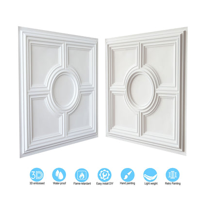 10tiles/lot Vintage Decorative Panels for Coffee Shops, Bookstores and Cozy Boutique Interiors PL37