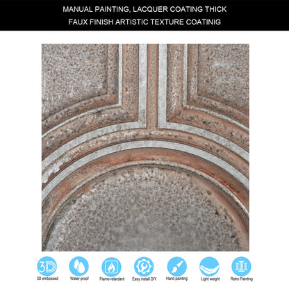 PAINTSDECOR PL37 Weathered Iron ceiling tiles