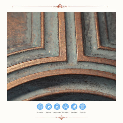 PAINTSDECOR PL37 Weathered copper ceiling tiles
