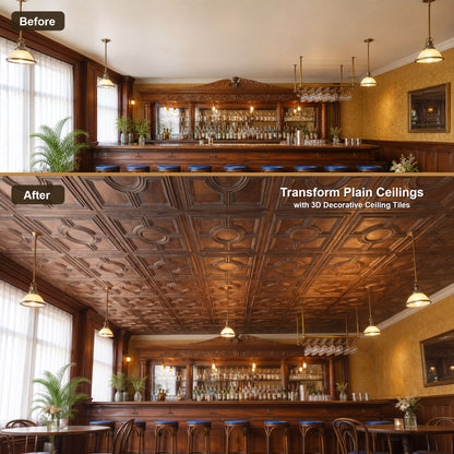 PAINTSDECOR PL37 Weathered copper ceiling tiles