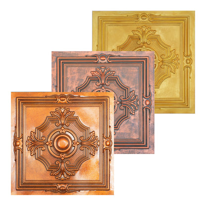 10tiles/lot Tin Ceiling Tiles for Book Cafés, Literary Stores and Creative Cultural Spaces PL38