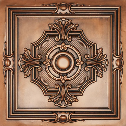 PAINTSDECOR PL38 Aged copper ceiling tiles