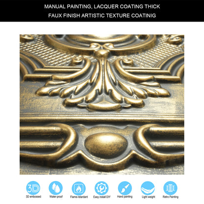 PAINTSDECOR PL38 Ancient gold ceiling tiles