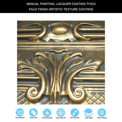 10tiles/lot Embossing Ceiling Tiles for Boutique Restaurants, Premium Lounges and Luxury Hotels PL38