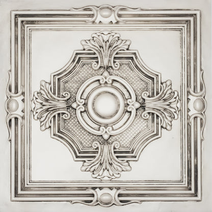PAINTSDECOR PL38 Aged white ceiling tiles