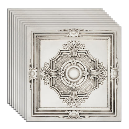 PAINTSDECOR PL38 Aged white ceiling tiles