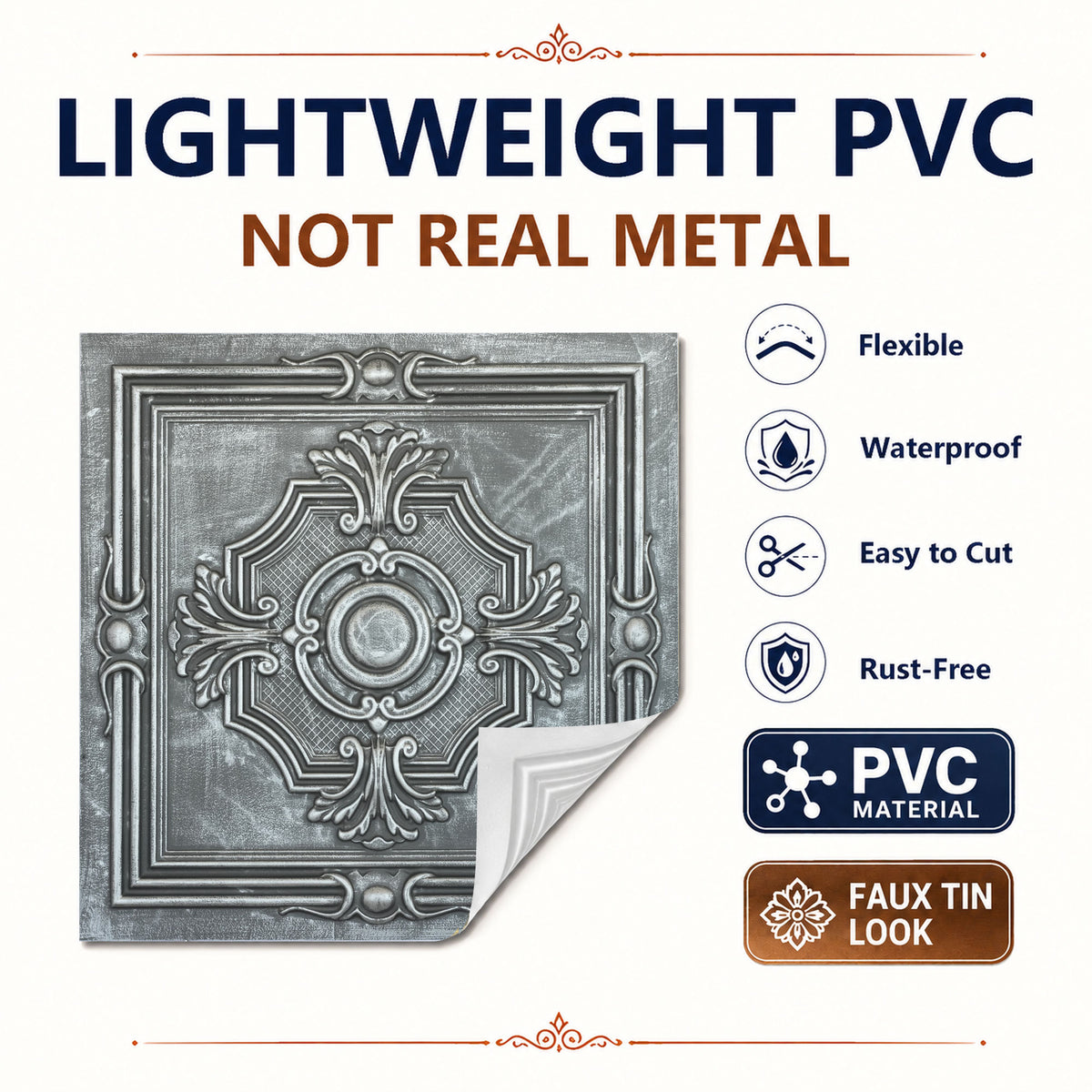 PAINTSDECOR PL38 Antique tin ceiling tiles