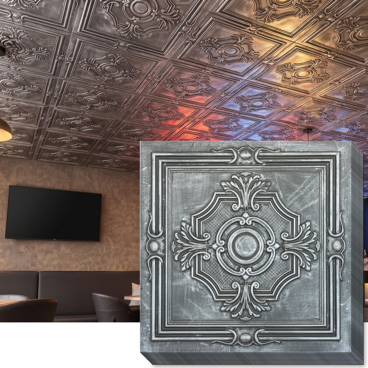 PAINTSDECOR PL38 Antique tin ceiling tiles