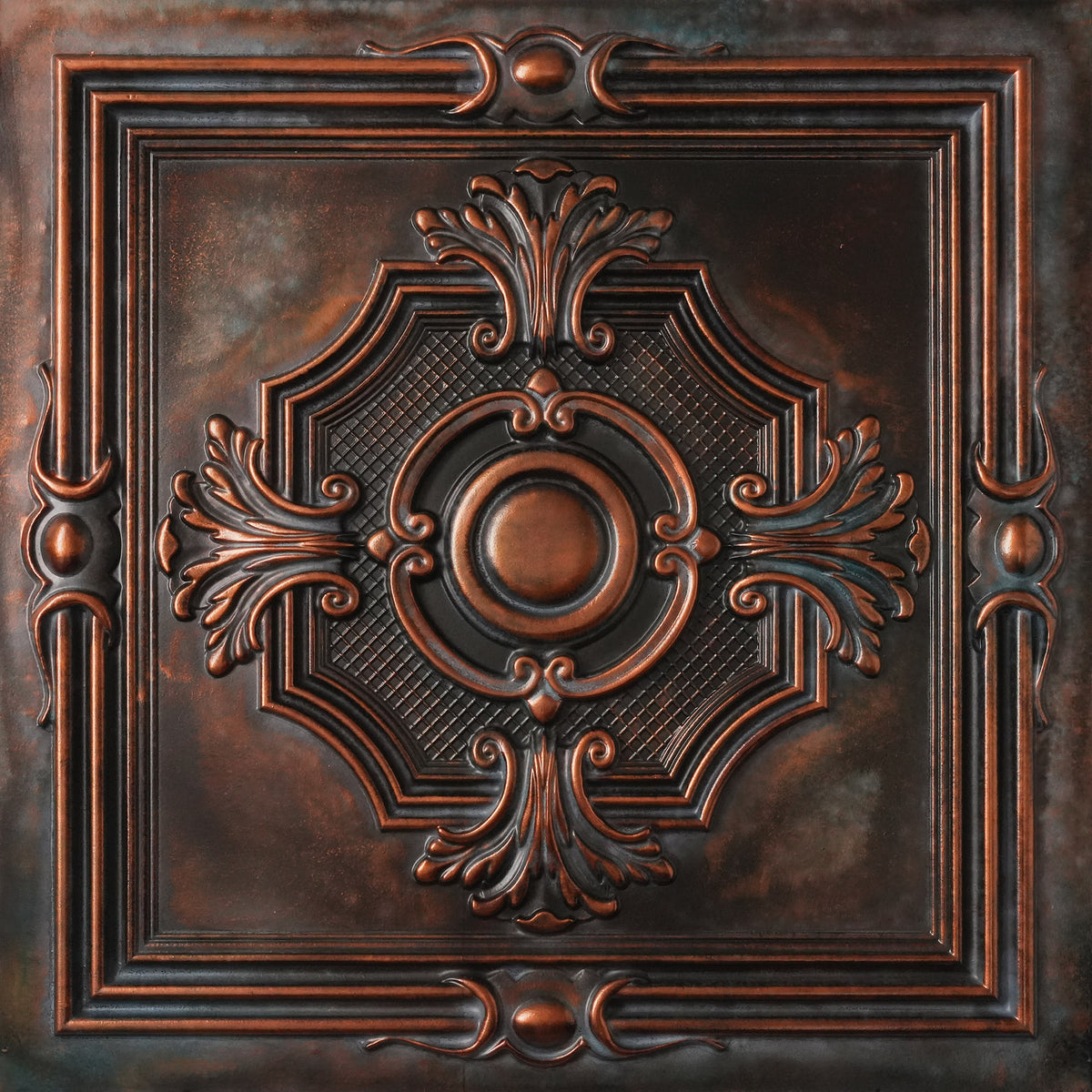 PAINTSDECOR PL38 Blackened Copper ceiling tiles