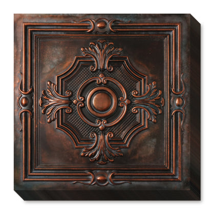 PAINTSDECOR PL38 Blackened Copper ceiling tiles