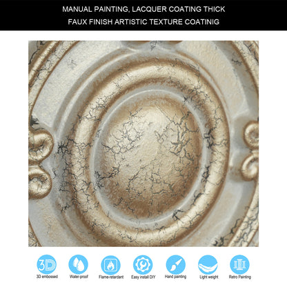 10tiles/lot Decorative PVC Panels for Kitchens, Offices, Living Rooms and Light-Luxury Spaces PL38