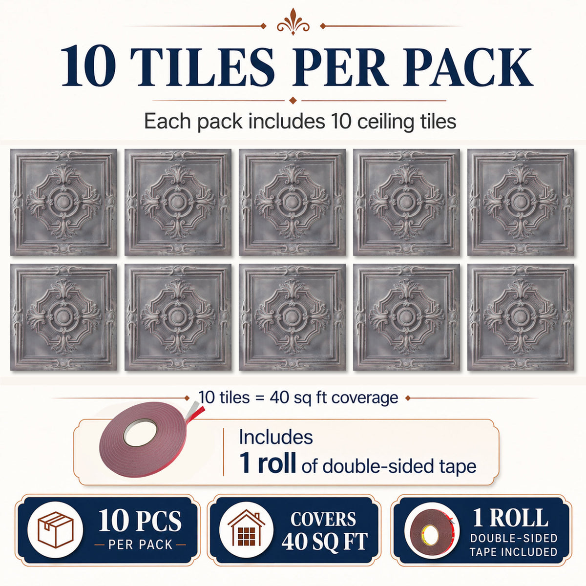 PAINTSDECOR PL38 Driftwood ceiling tiles
