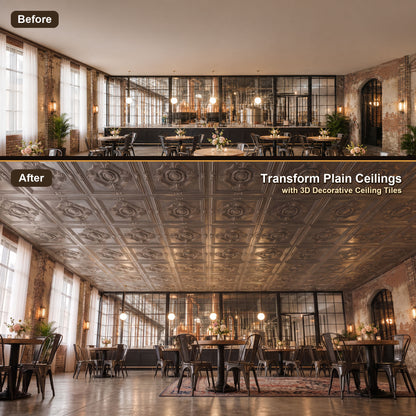 PAINTSDECOR PL38 Driftwood ceiling tiles