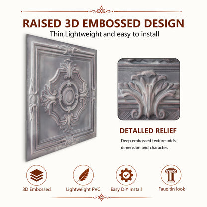 PAINTSDECOR PL38 Driftwood ceiling tiles