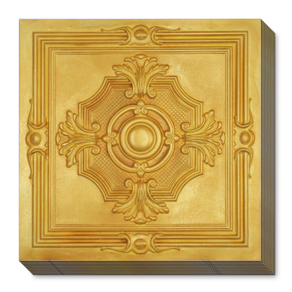 PAINTSDECOR PL38 Golden ceiling tiles