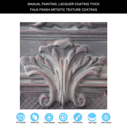 10tiles/lot Glue-Up Ceiling Tiles for Kitchen Renovations, Coffee Shops and Light-Luxury Spaces PL38